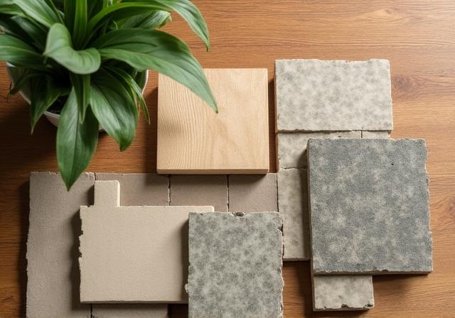 Nachhaltige Baumaterialien Kollektion